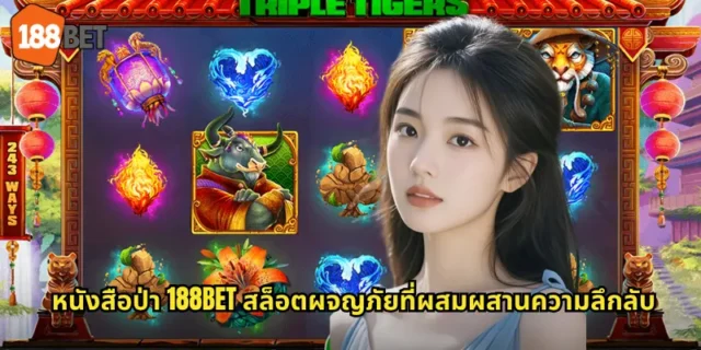 หนังสือป่า 188BET สล็อตผจญภัยที่ผสมผสานความลึกลับ