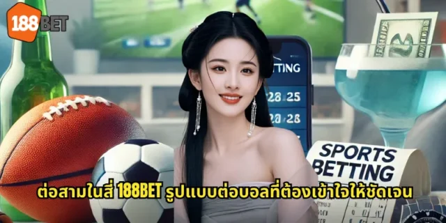 ต่อสามในสี่ 188BET รูปแบบต่อบอลที่ต้องเข้าใจให้ชัดเจน